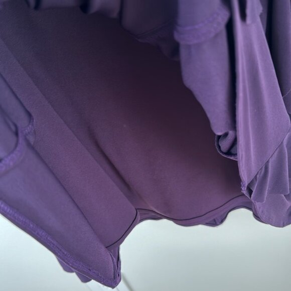 Dressbarn Collection Women Purple Sequin Flowy Cocktail Party Dress Plus Size 16 - Picture 13 of 16